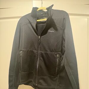 Patagonia Black Fleece Jacket R1 - Medium with HP embroidered logo